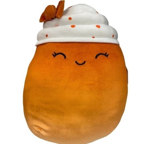Squishmallows 14" Pumpkin Spice Stuffed Plush NWT - Picture 1 of 1